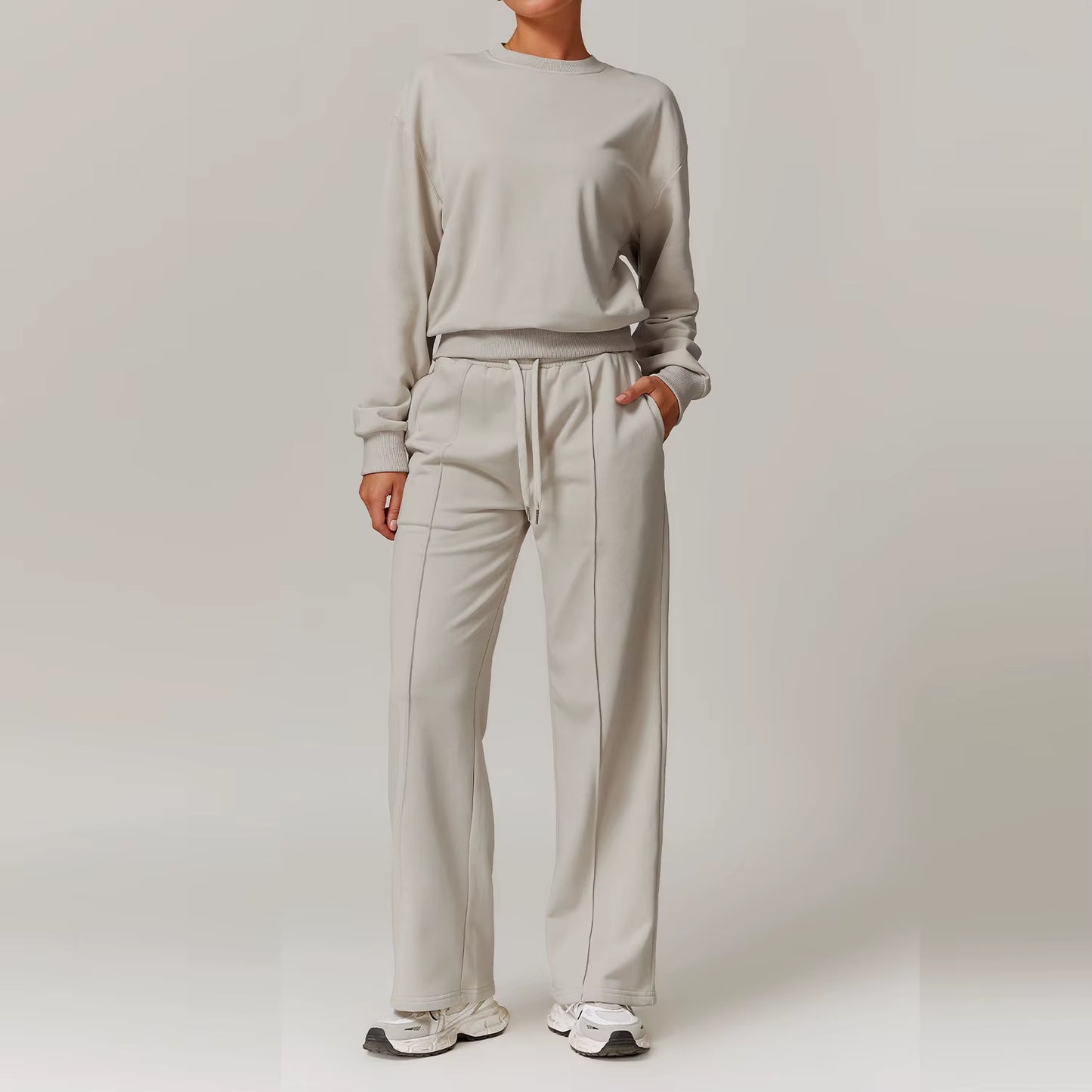Sportswear 2 Pieces Yoga Set Gym Clothes Sportswear Yoga Suits for Women Fitness Set Tracksuits Sports Long Sleeved Gym Trousers
