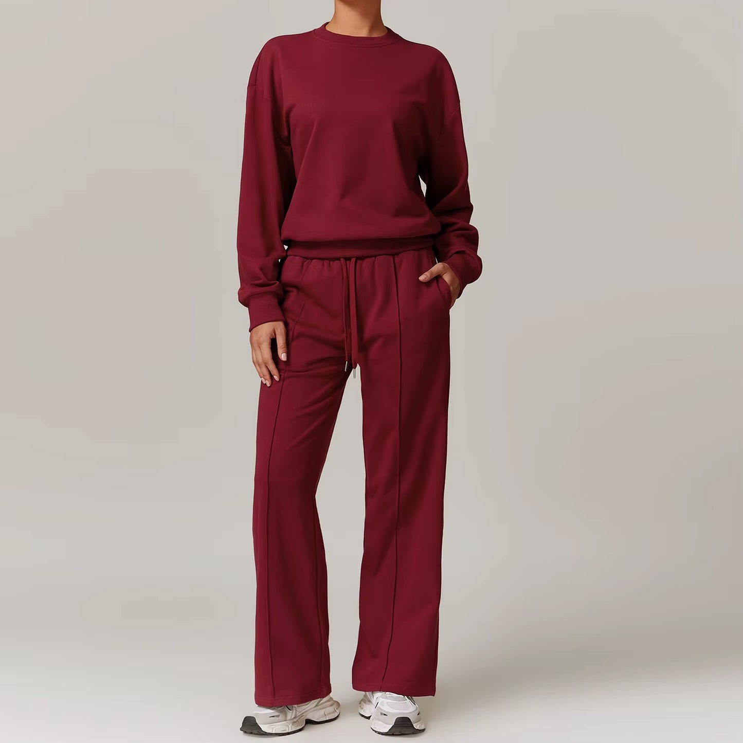 Sportswear 2 Pieces Yoga Set Gym Clothes Sportswear Yoga Suits for Women Fitness Set Tracksuits Sports Long Sleeved Gym Trousers