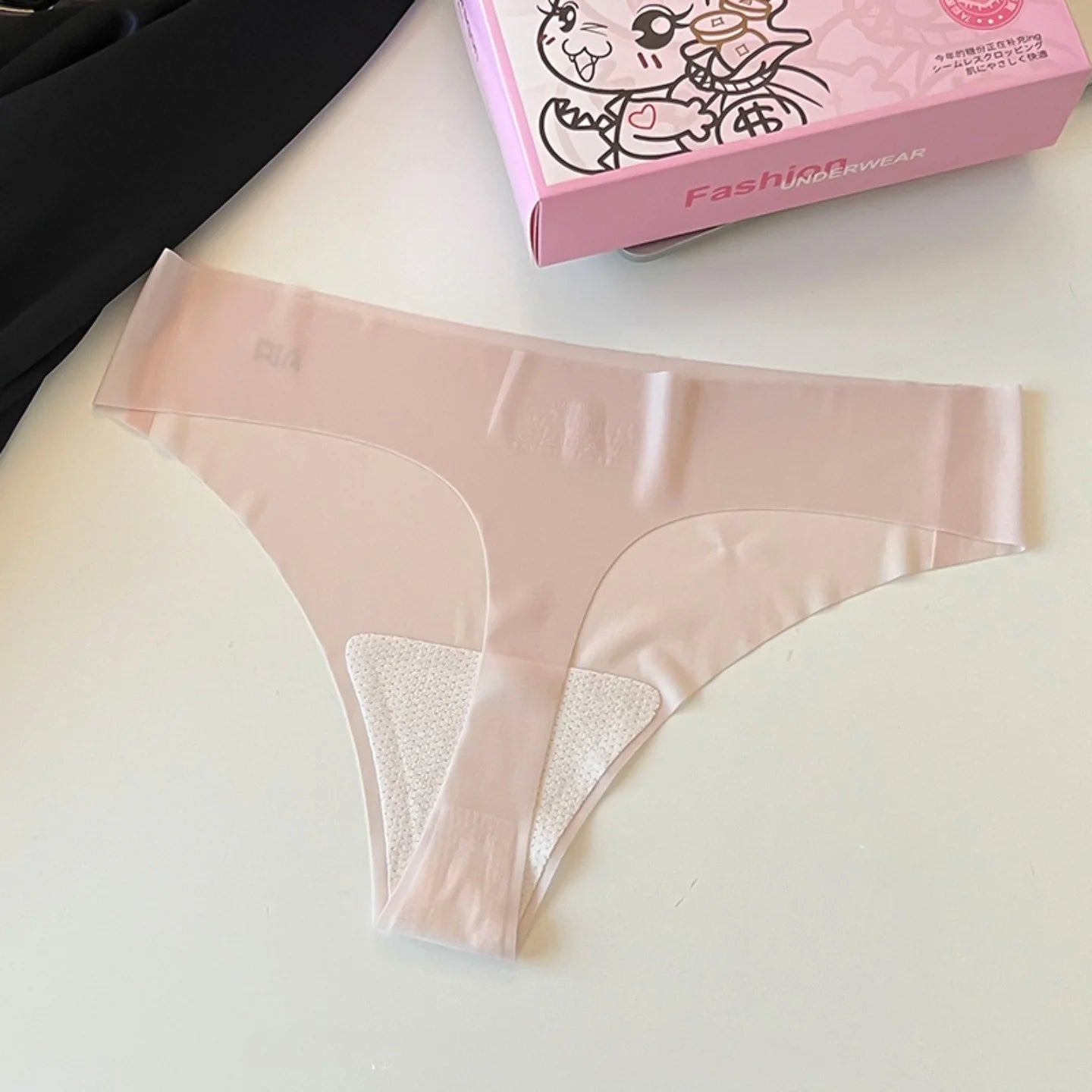 Ultra Thin Transparent Seamless Low Rise Thong Panties